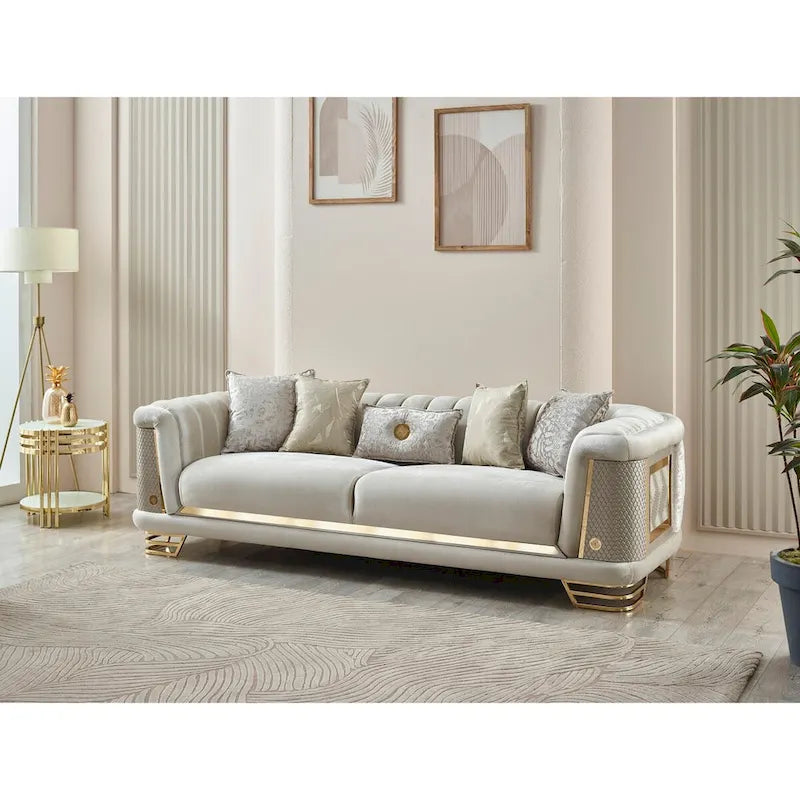 Ensemble de salon Roseau 2 pièces (1 canapé et 1 fauteuil)