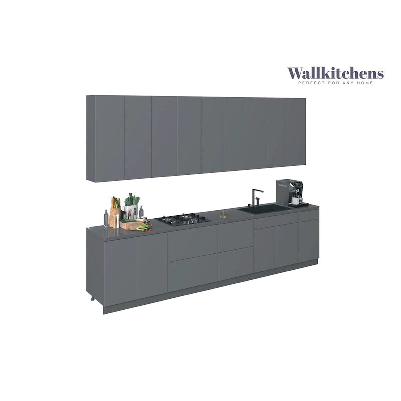 Collection Elite Epicure de Cuisine – Base grise, largeur 11 pi – 138x24