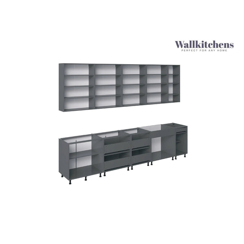 Collection Elite Epicure de Cuisine – Base grise, largeur 11 pi – 138x24