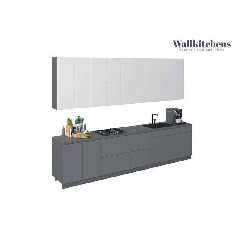 Collection Elite Epicure de Cuisine – Base grise, largeur 11 pi – 138x24