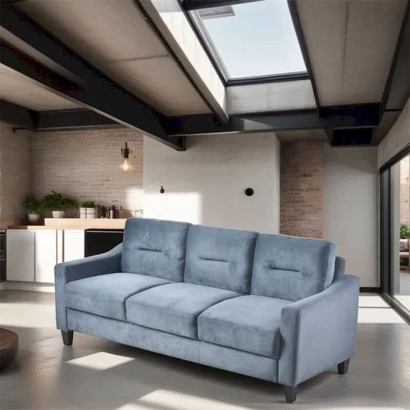 Canapés confortables avec structure et pieds en bois