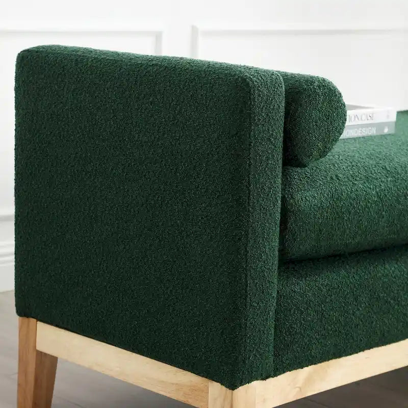 Banc rembourré élégant pour bout de lit et salon