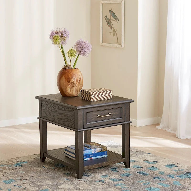 Ensemble de 3 tables basses relevables Mill Creek Peppercorn