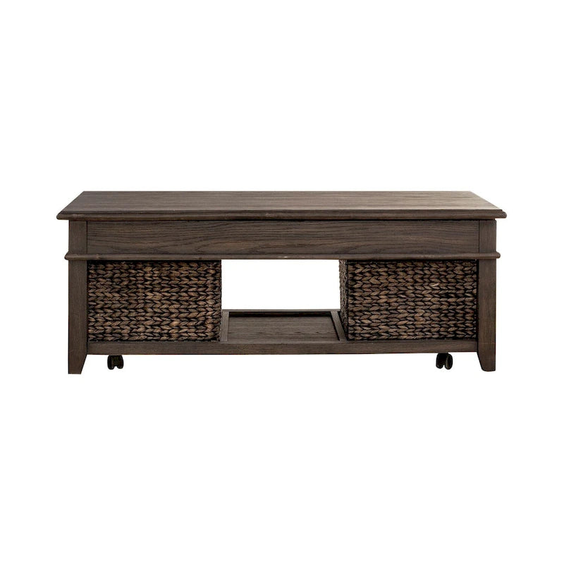 Ensemble de 3 tables basses relevables Mill Creek Peppercorn