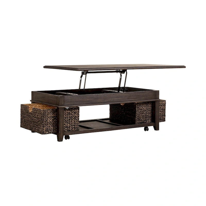 Ensemble de 3 tables basses relevables Mill Creek Peppercorn
