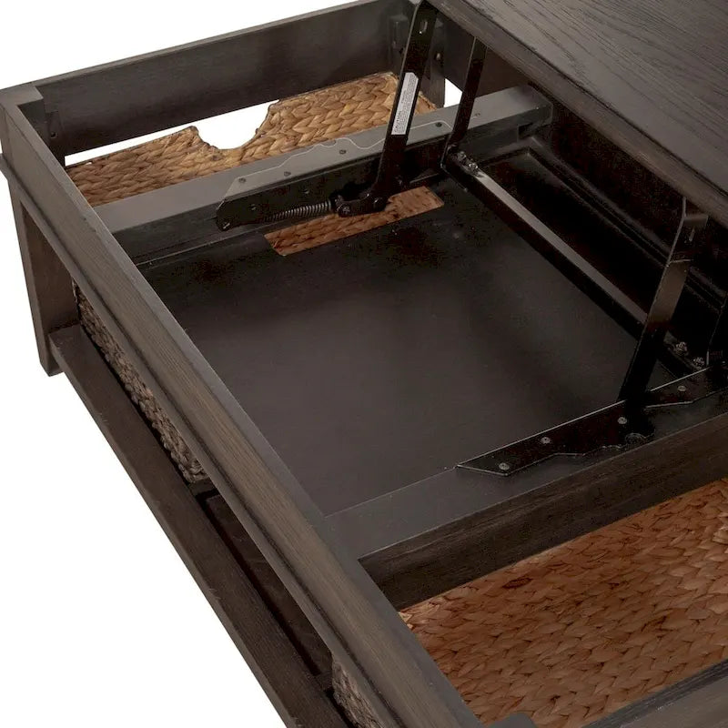 Ensemble de 3 tables basses relevables Mill Creek Peppercorn