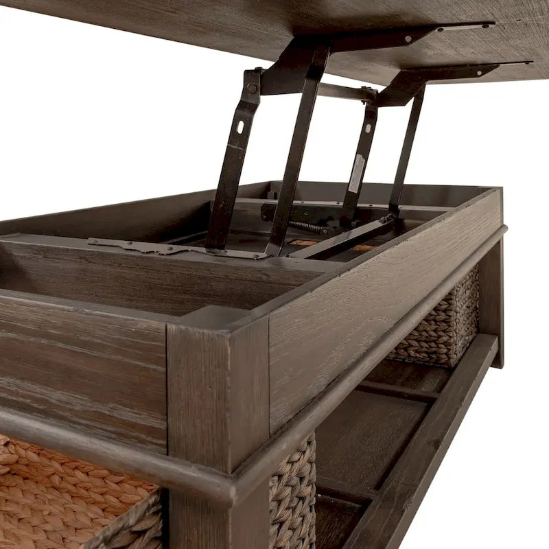 Ensemble de 3 tables basses relevables Mill Creek Peppercorn