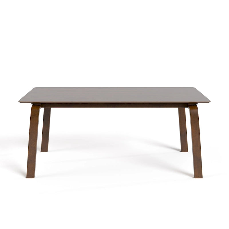 Ensemble de salle à manger rectangulaire 5 pièces noyer mi-siècle Beau I de Furniture of America