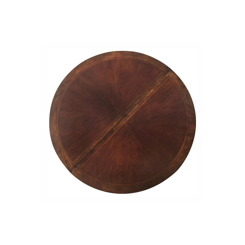 Ensemble de salle à manger ovale traditionnel Shelby Cherry avec double piédestal