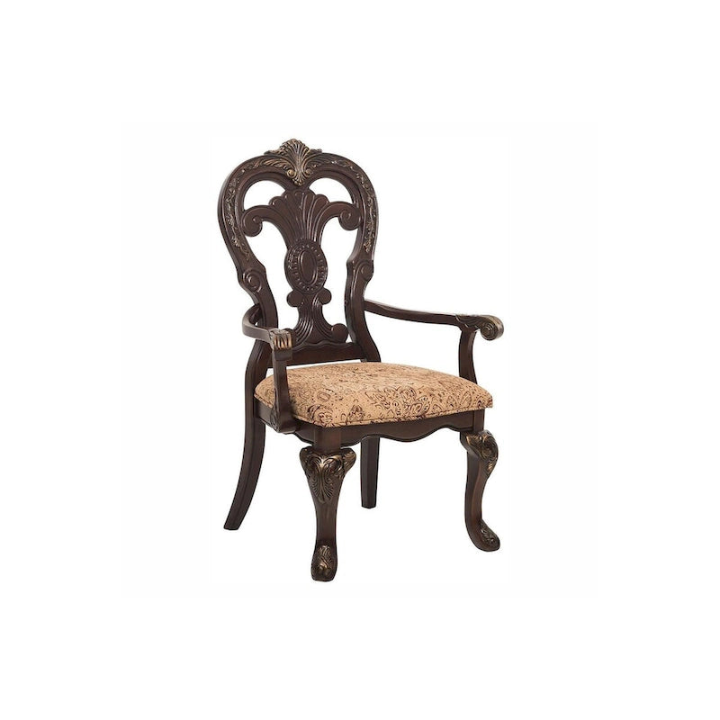 Ensemble de salle à manger ovale traditionnel Shelby Cherry avec double piédestal