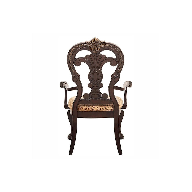Ensemble de salle à manger ovale traditionnel Shelby Cherry avec double piédestal