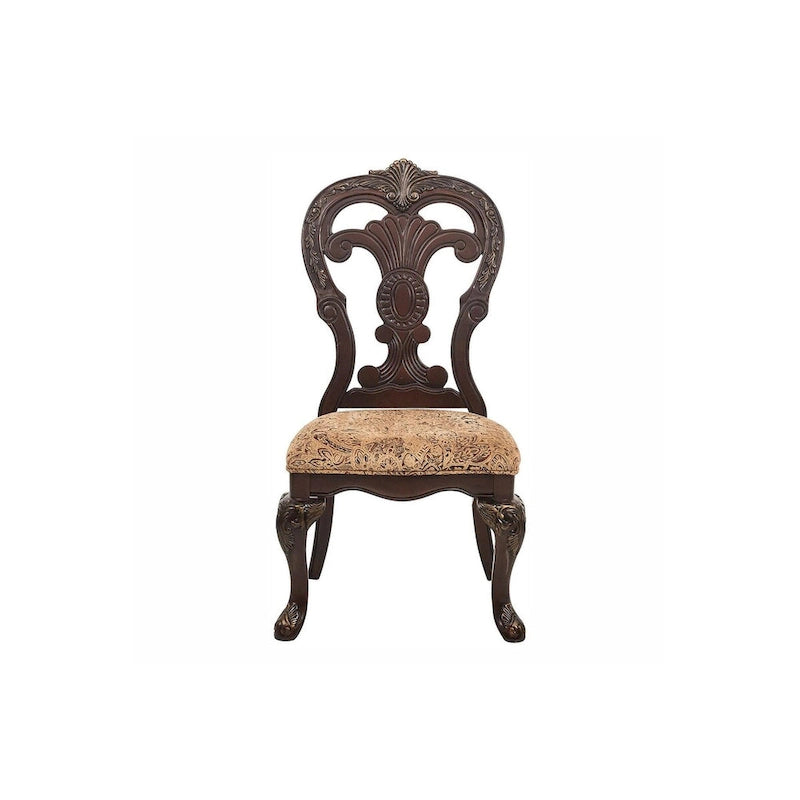 Ensemble de salle à manger ovale traditionnel Shelby Cherry avec double piédestal