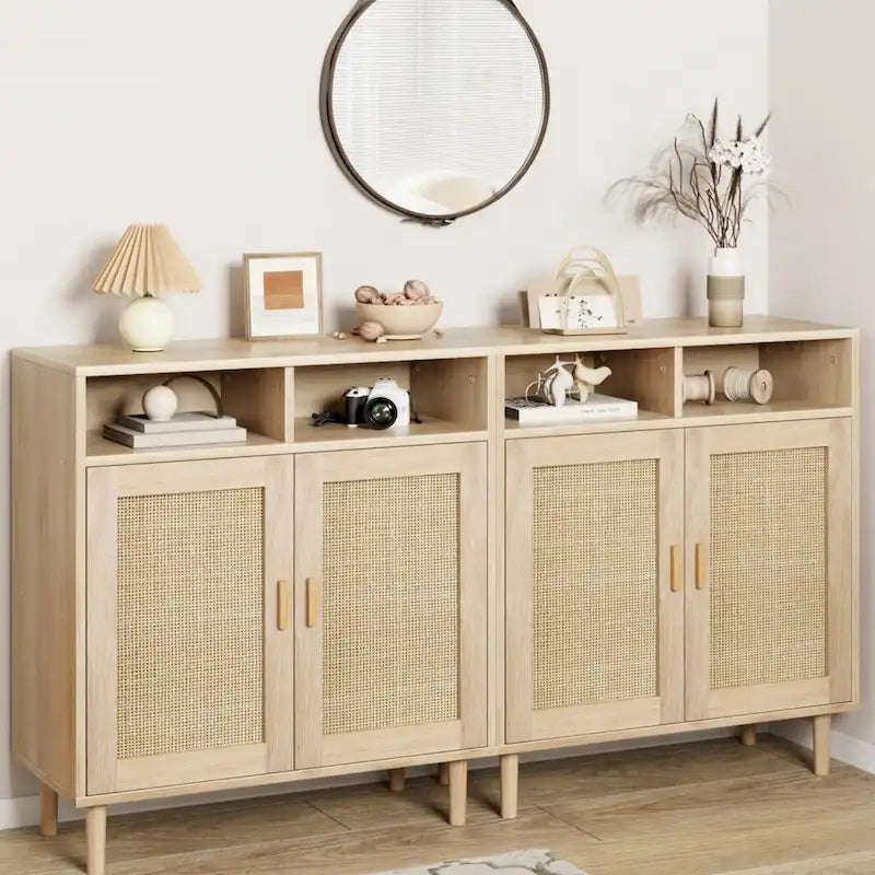 Buffet en rotin moderne Eie - 62,9 P x 15,7 L x 36,2 H