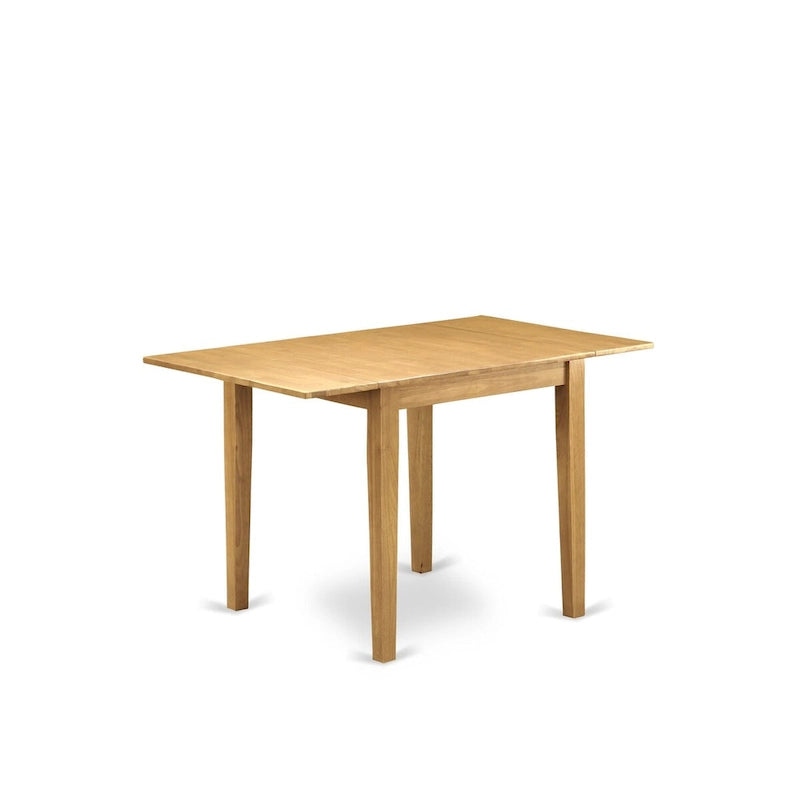 Ensemble de salle à manger East West Furniture – Une table de salle à manger rectangulaire et des chaises de cuisine, chêne (Option de pièces)