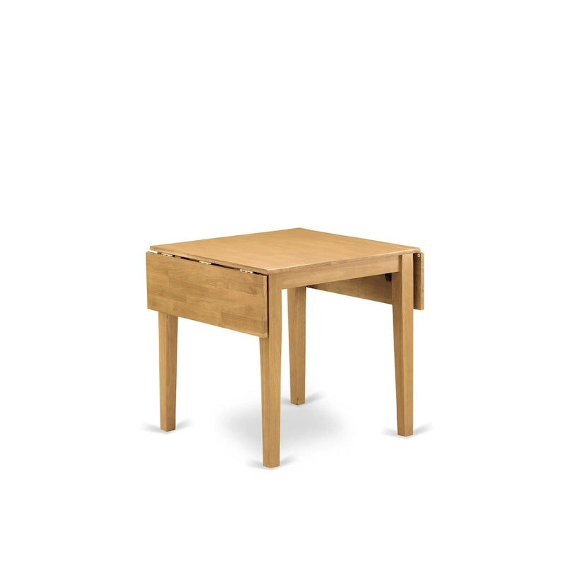 Ensemble de salle à manger East West Furniture – Une table de salle à manger rectangulaire et des chaises de cuisine, chêne (Option de pièces)