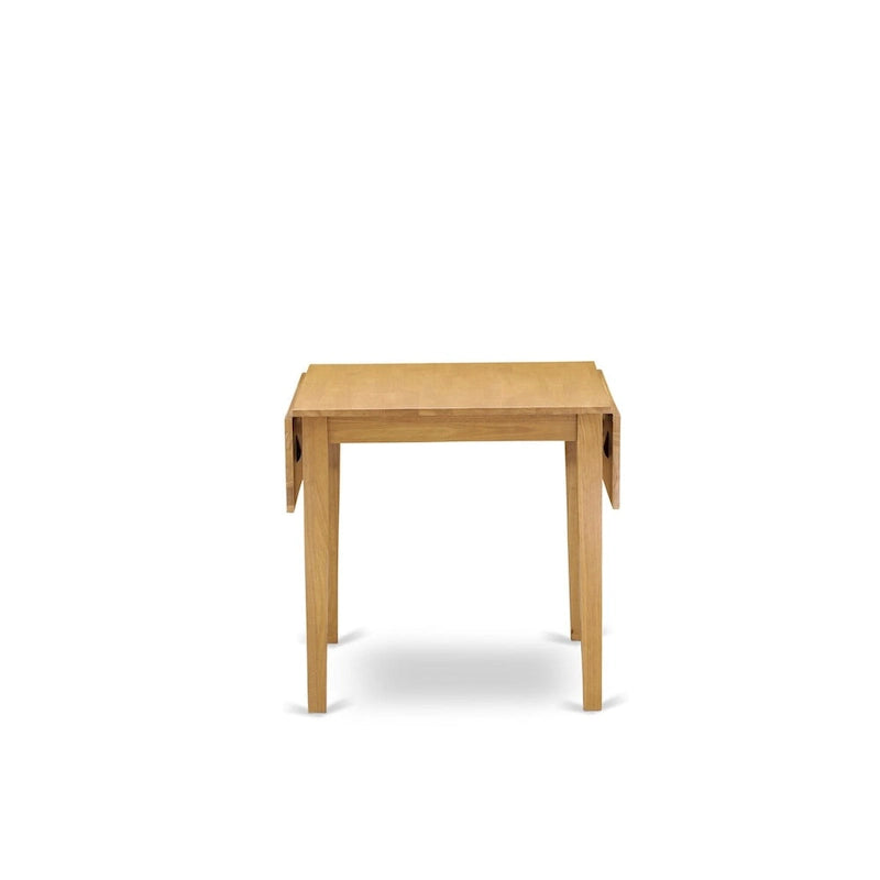 Ensemble de salle à manger East West Furniture – Une table de salle à manger rectangulaire et des chaises de cuisine, chêne (Option de pièces)