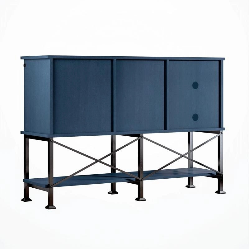 Cave à vin 52 pouces avec porte coulissante et étagères réglables - 52 L x 38 P x 15,5 H