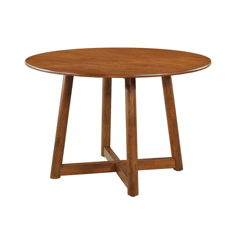Table à manger en bois massif de noyer de Guinée