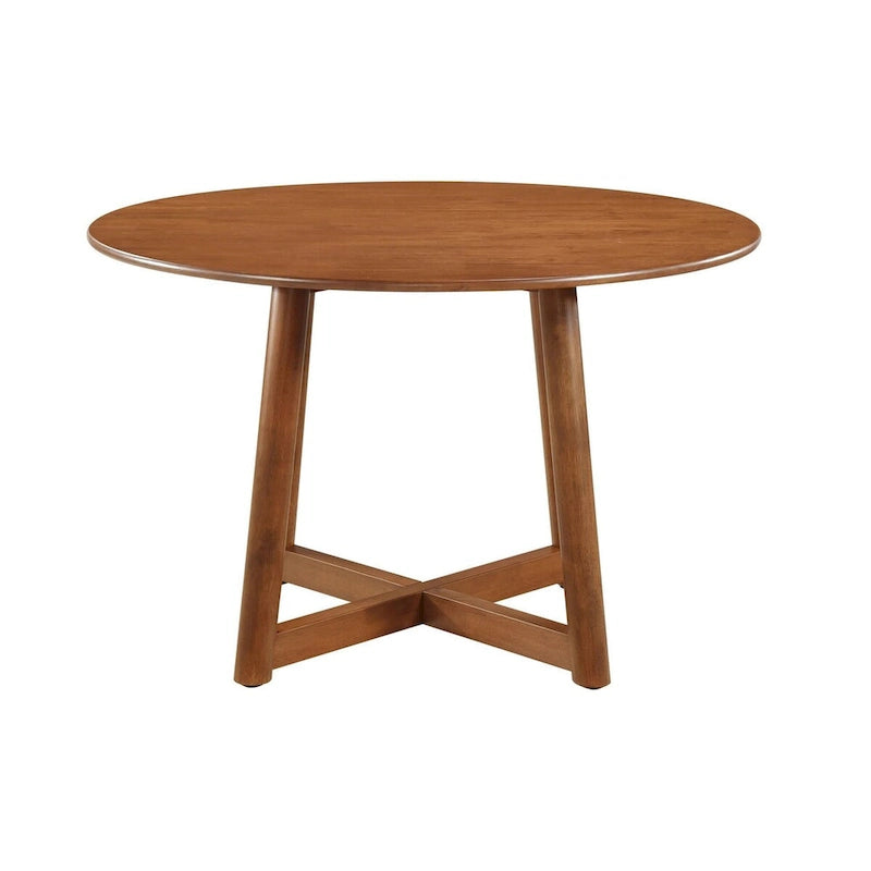 Table à manger en bois massif de noyer de Guinée
