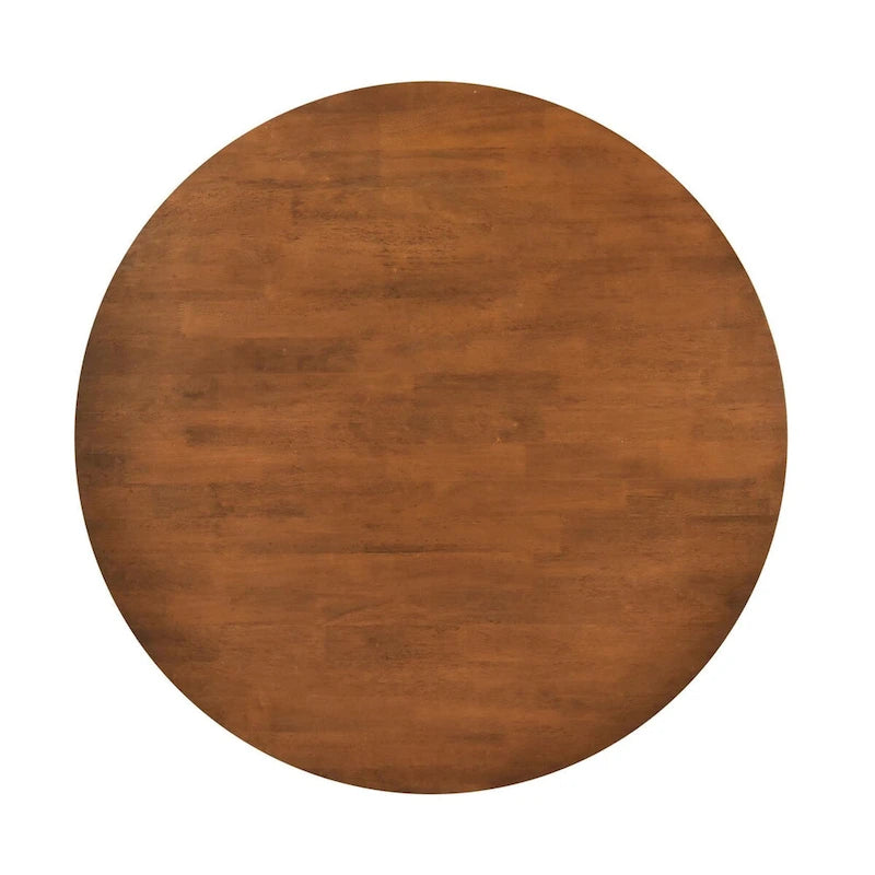 Table à manger en bois massif de noyer de Guinée