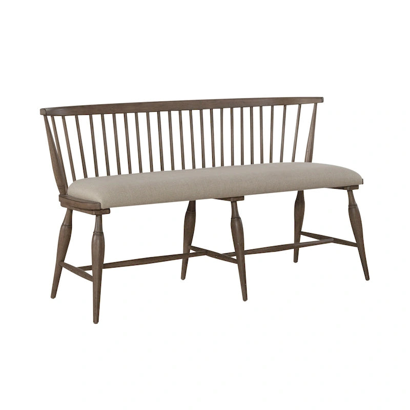 Ensemble table rectangulaire 6 pièces Americana Farmhouse Dusty Taupe