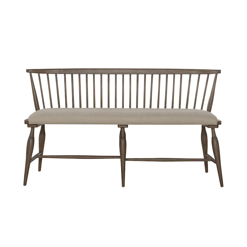 Ensemble table rectangulaire 6 pièces Americana Farmhouse Dusty Taupe