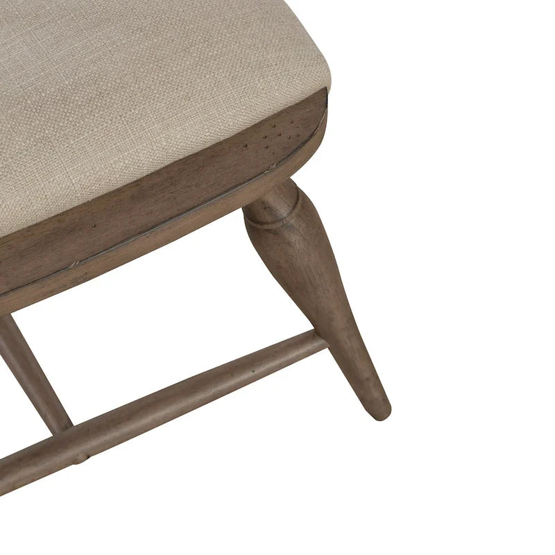 Ensemble table rectangulaire 6 pièces Americana Farmhouse Dusty Taupe