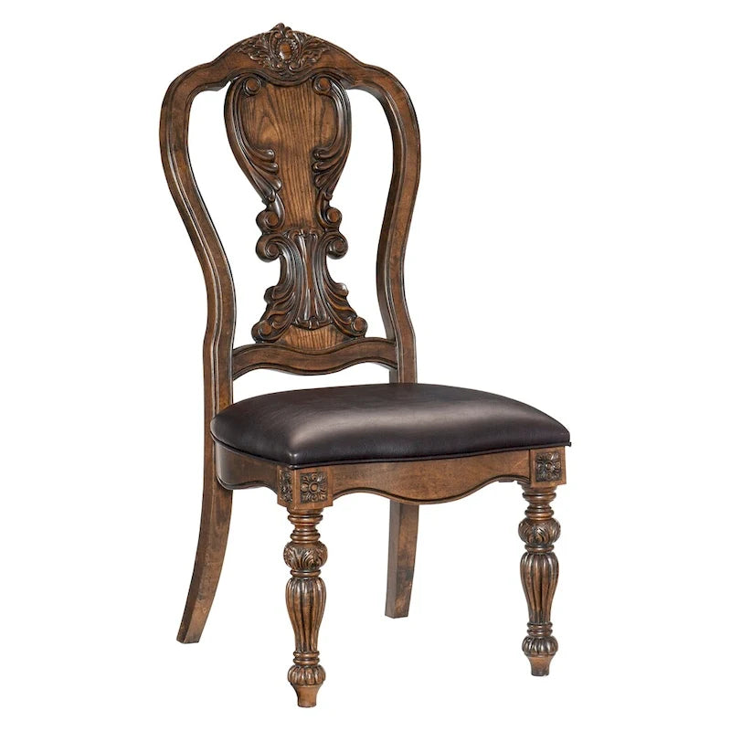 Table de salle à manger 9 pièces avec rallonge, 2 fauteuils et 6 chaises d'appoint