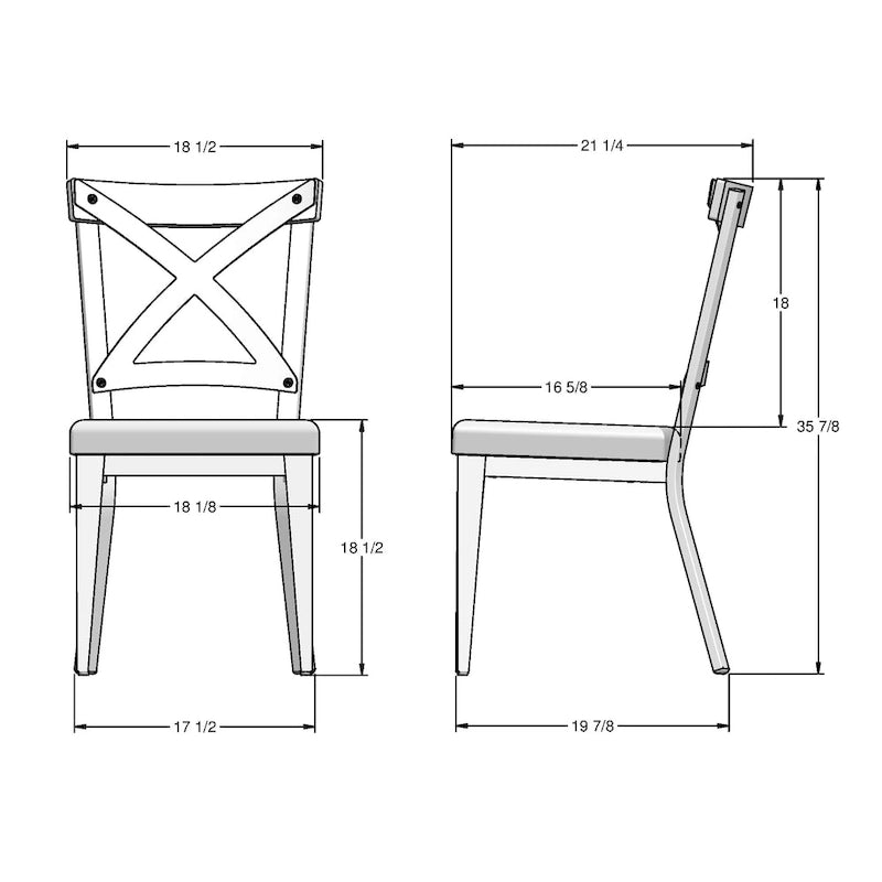 Ensemble de salle à manger 7 pièces Amisco Leonie avec table en bois et chaises Snyder