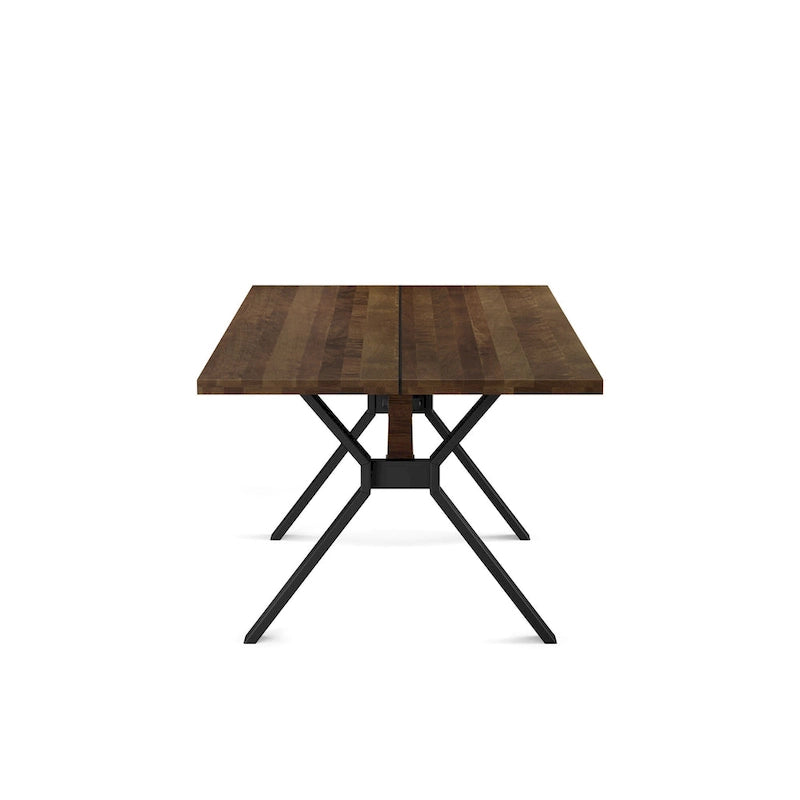 Ensemble de salle à manger 7 pièces Amisco Leonie avec table en bois et chaises Snyder