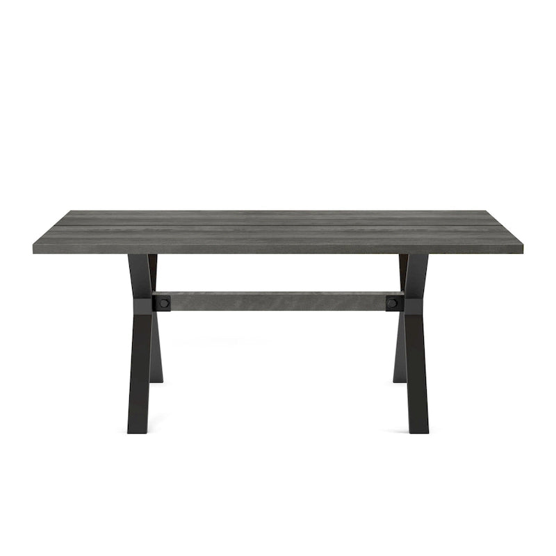 Ensemble de salle à manger 7 pièces Amisco Leonie avec table en bois et chaises Snyder