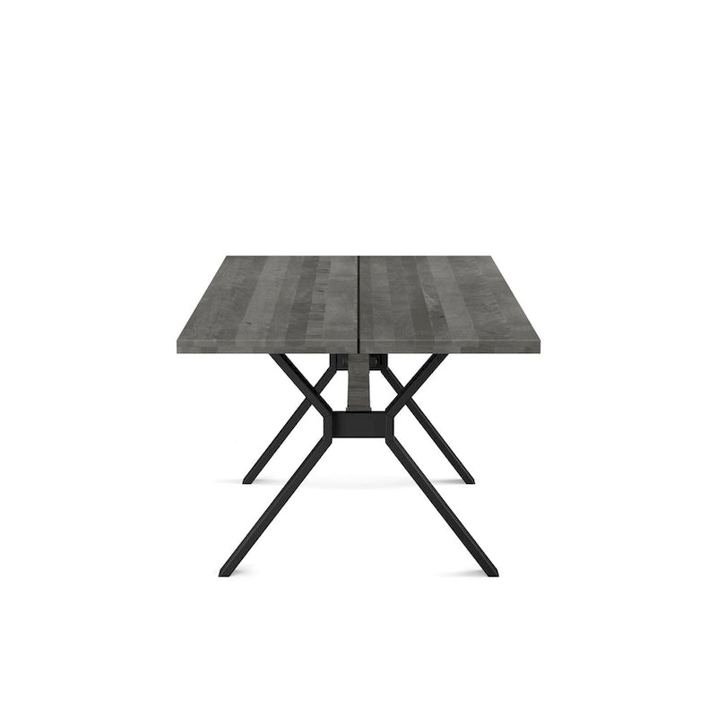Ensemble de salle à manger 7 pièces Amisco Leonie avec table en bois et chaises Snyder