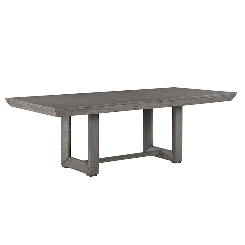 Ensemble de salle à manger 7 pièces avec table à rallonge et 6 chaises rembourrées