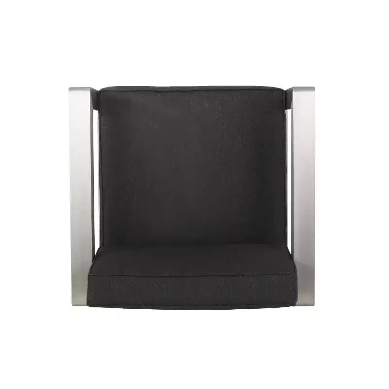 Christopher Knight Home Aviara Lot de 2 fauteuils de club modernes d'extérieur en aluminium avec coussins