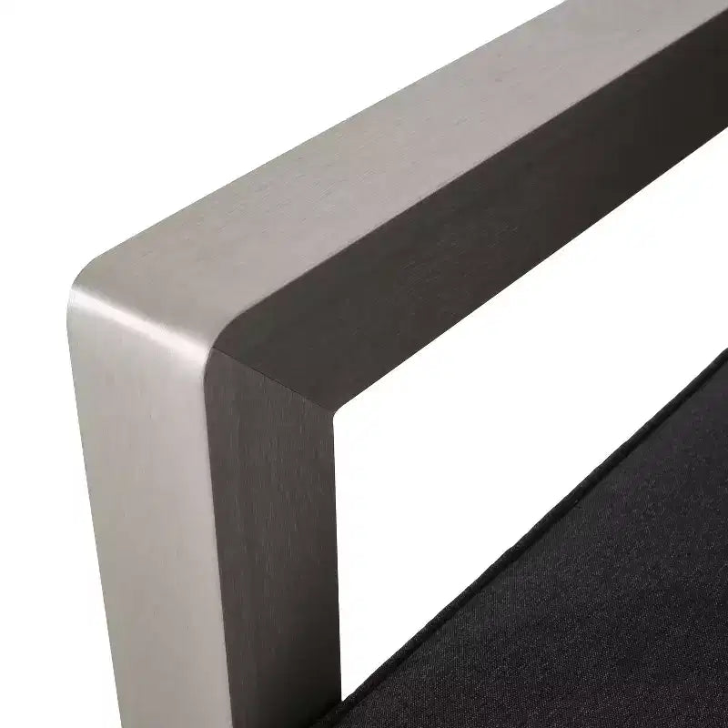 Christopher Knight Home Aviara Lot de 2 fauteuils de club modernes d'extérieur en aluminium avec coussins