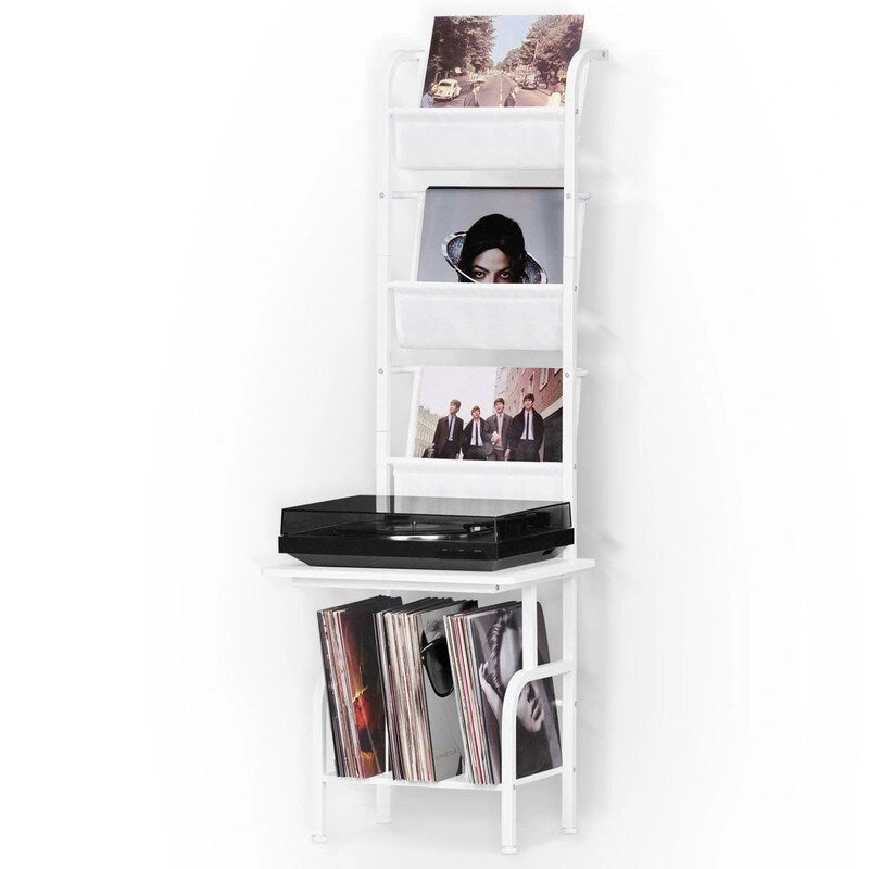 Meuble de tourne-disque haut - 50 x 39 x 144 cm