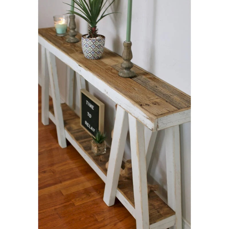 Console extensible "Twin Peaks" blanche