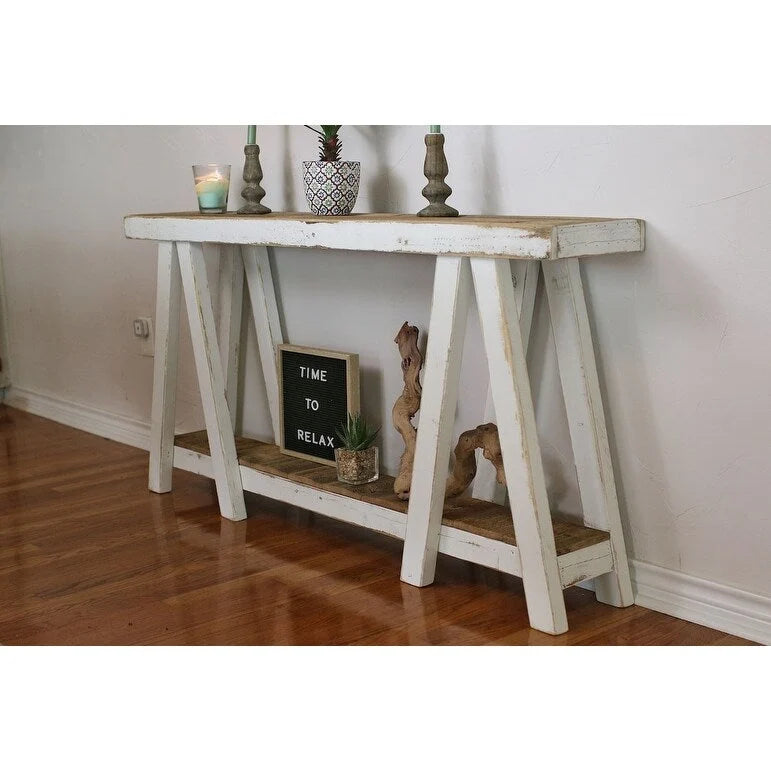Console extensible "Twin Peaks" blanche