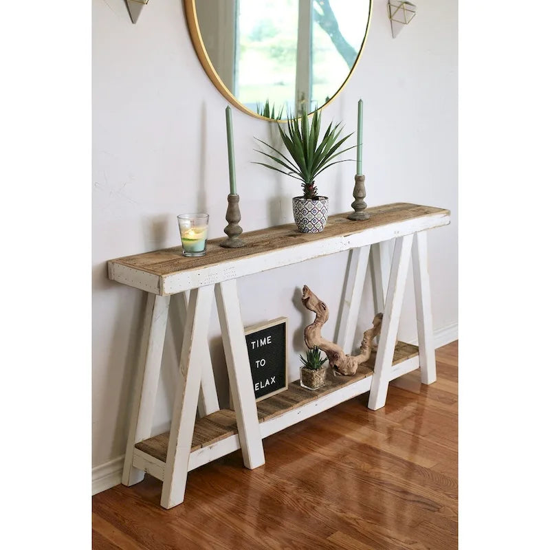 Console extensible "Twin Peaks" blanche