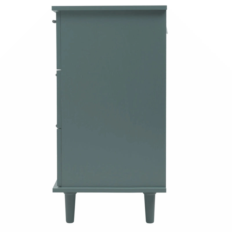 Commode 7 tiroirs, Meuble américain, Convient pour chambre à coucher, salon, bureau