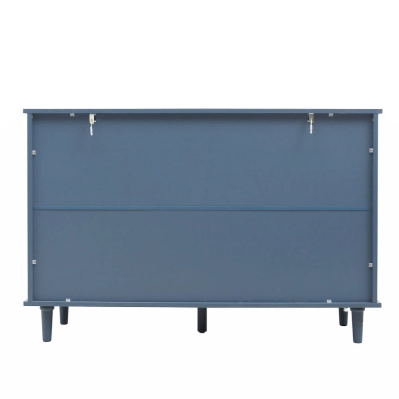 Commode 7 tiroirs, Meuble américain, Convient pour chambre à coucher, salon, bureau