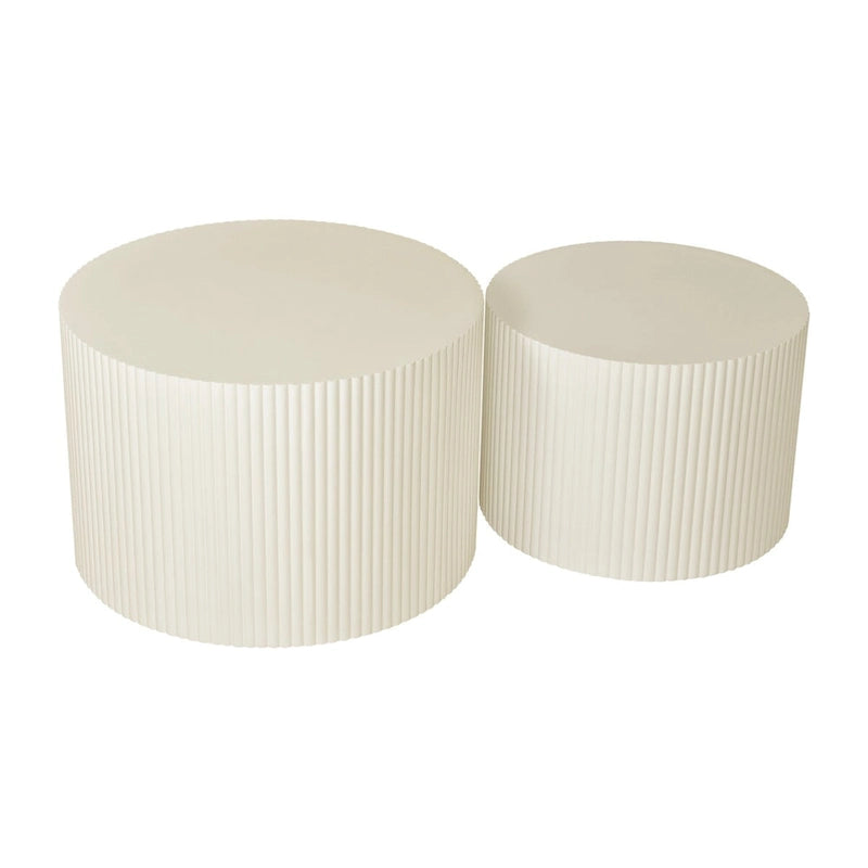 Tables gigognes Wave Stripe pour salon et chambre