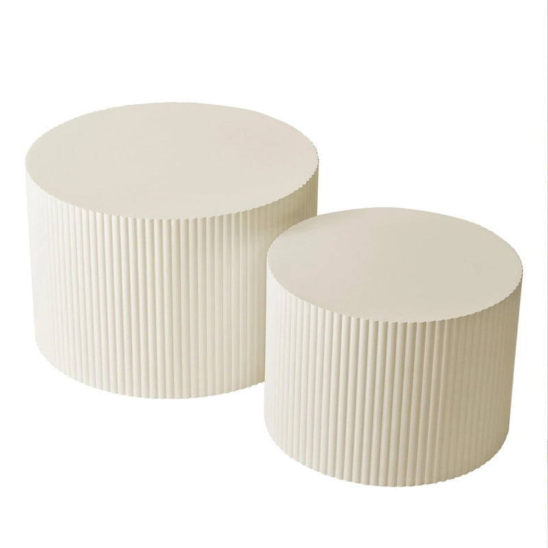 Tables gigognes Wave Stripe pour salon et chambre