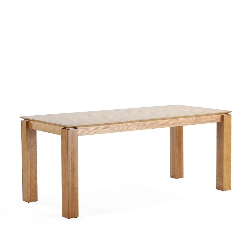 Table à manger Manhattan Comfort Rockaway moderne 70.86 en bois massif