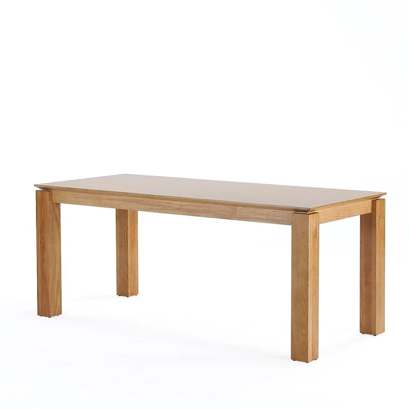 Table à manger Manhattan Comfort Rockaway moderne 70.86 en bois massif