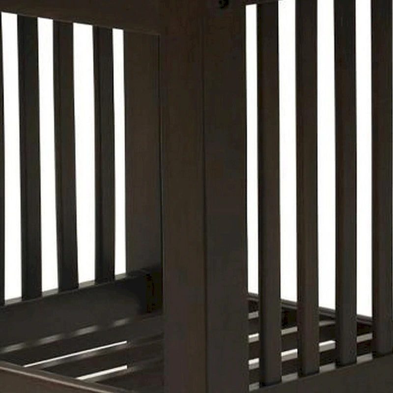 Table d'appoint Moen de 21 po, faux marbre blanc, tablette inférieure, bois noir
