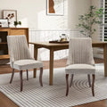 Ensemble de 2 chaises de salle à manger capitonnées