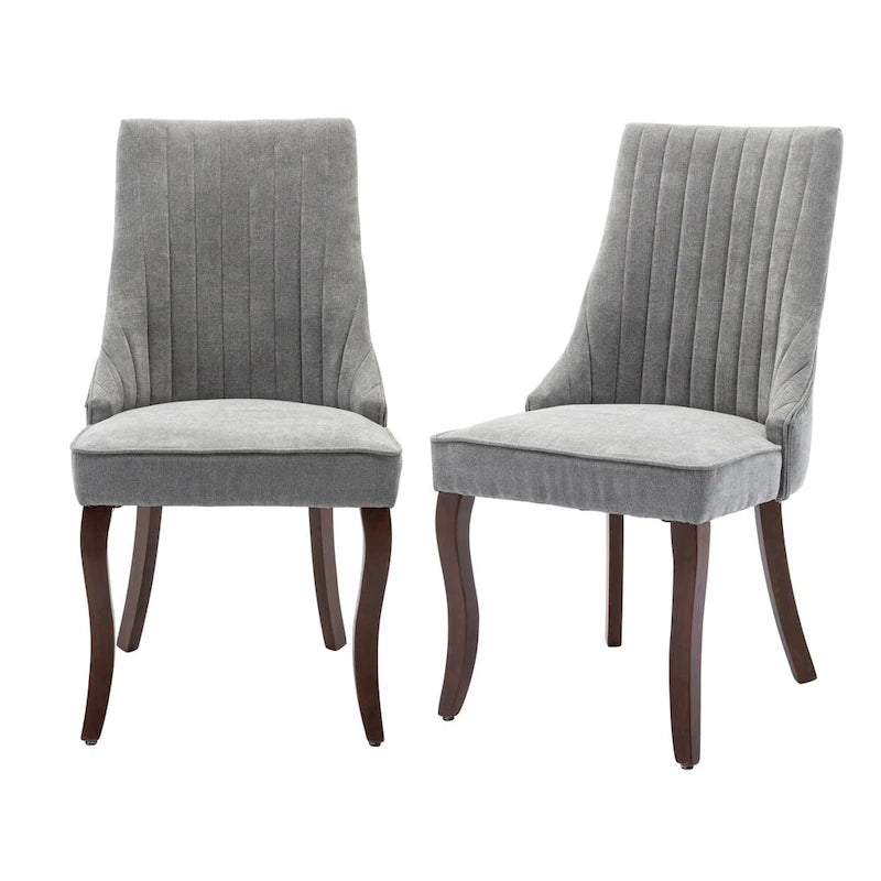 Ensemble de 2 chaises de salle à manger capitonnées
