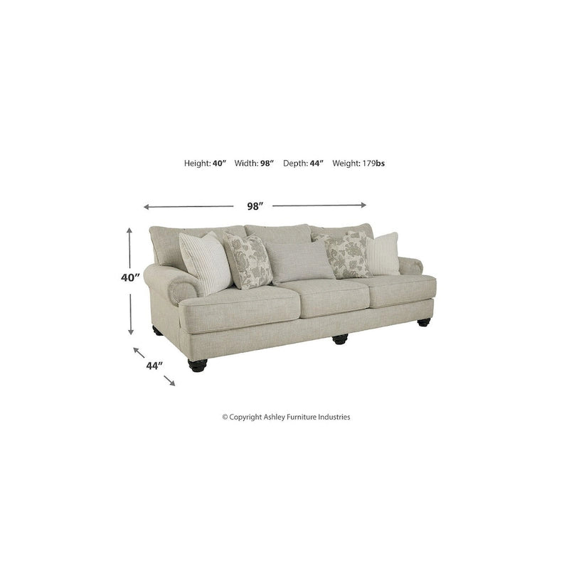 Canapé Ashley Asanti Beige de Signature Design - 98W x 44D x 40H