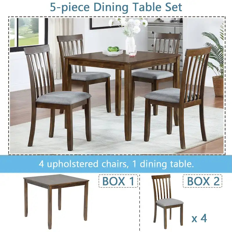 Ensemble table à manger rectangulaire